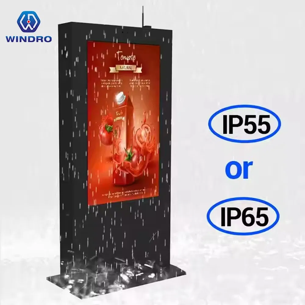 Уличный 55-дюймовый LCD дисплей 4K с Android, IP65
