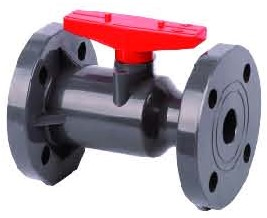 High-Quality PVC Double Union Flanged Ball Valve Durable True Union Ball Valve for Various Applications