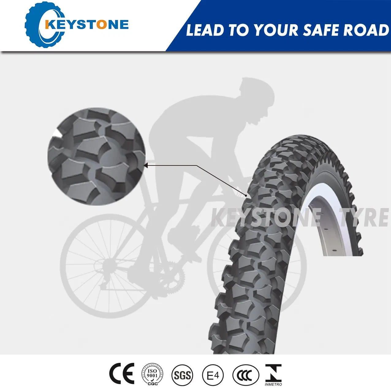 Горная велопокрышка MTB 26x2.30/2.35 Super Quality