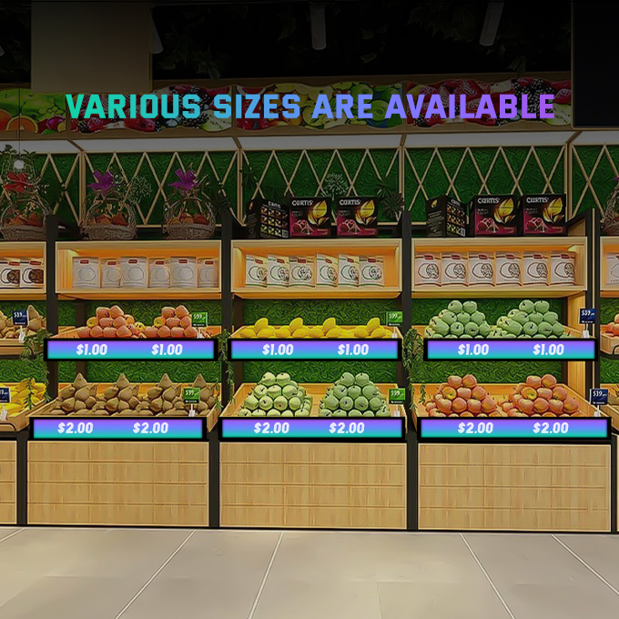 Широкоформатный LCD дисплей 28.6 дюймов для рекламы на полке