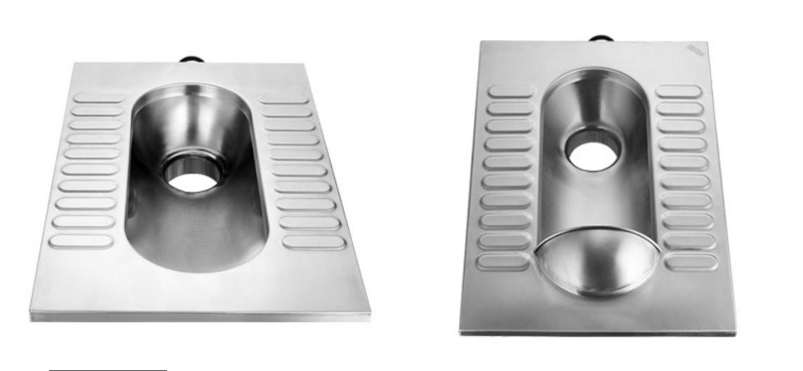 Stainless Steel Squatting Pan Sheet Metal Fabrication Deep Drawing Deep Drawn