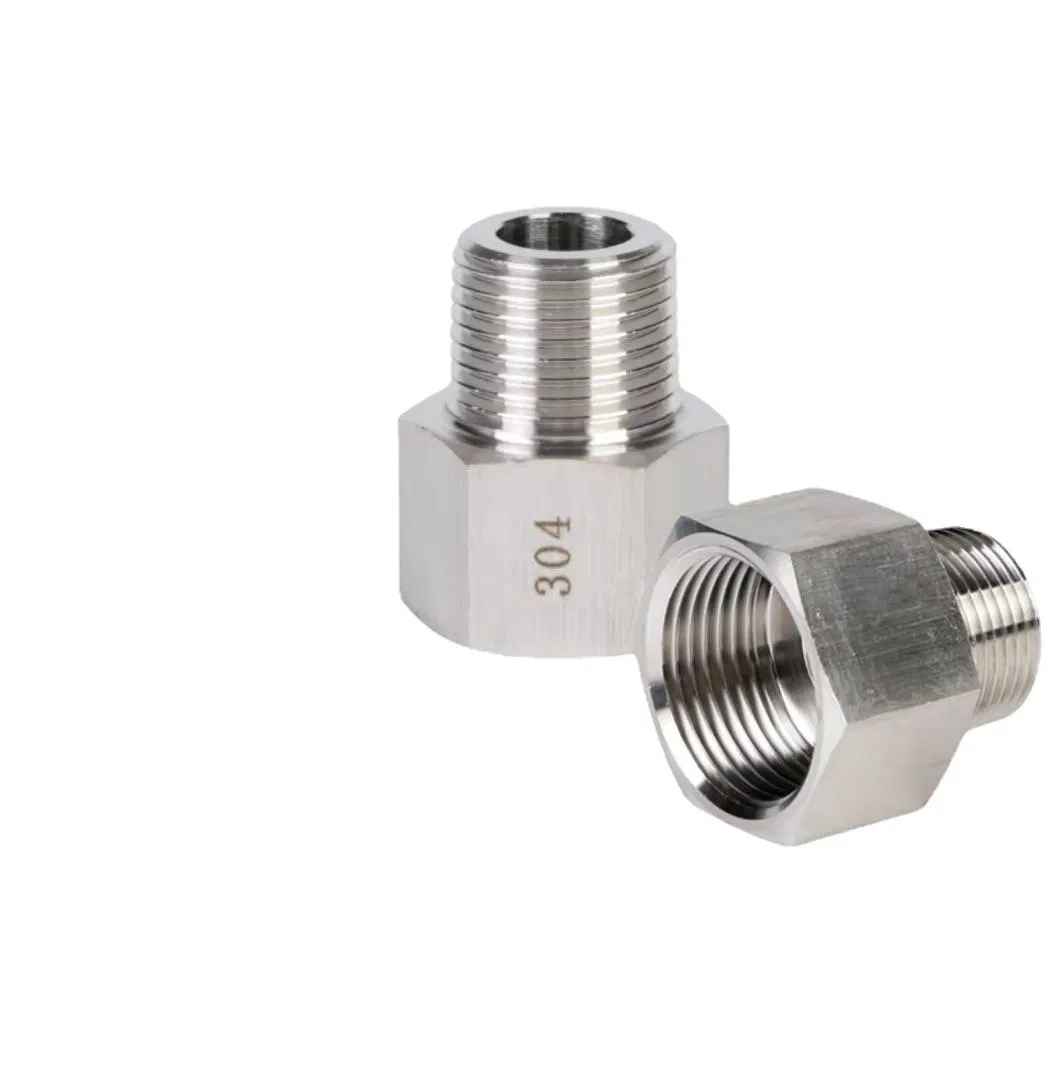 Cast Pipe Adapter Fitting Negative Reducer Hex Bushing NPT Stainless Steel Male Female 1" NPT to 1/2" 1 Piece 1 Years Hose Tail