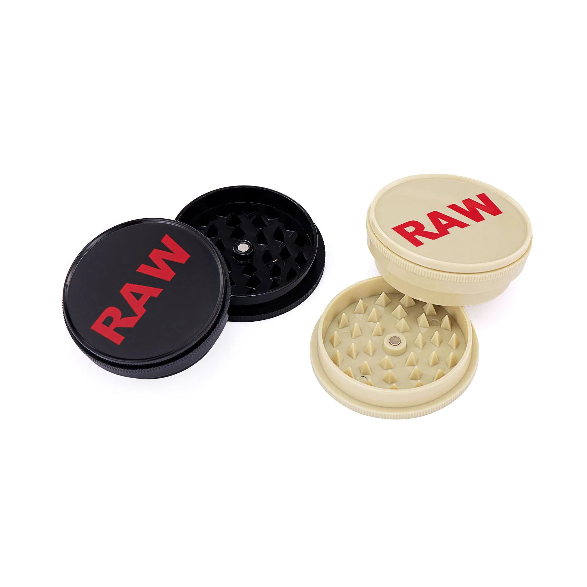 Biodegradable Tobacco Raw Grinder 50mm Custom Logo Plastic Tobacco Smoking Herb Grinder