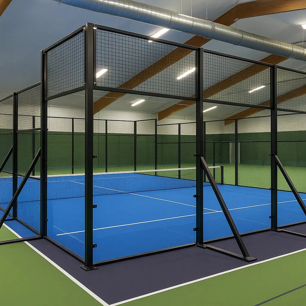 Professional Paddle Courts Panoramic Padel Court with Good Quality Paddle Court for Tennis Sports Competition