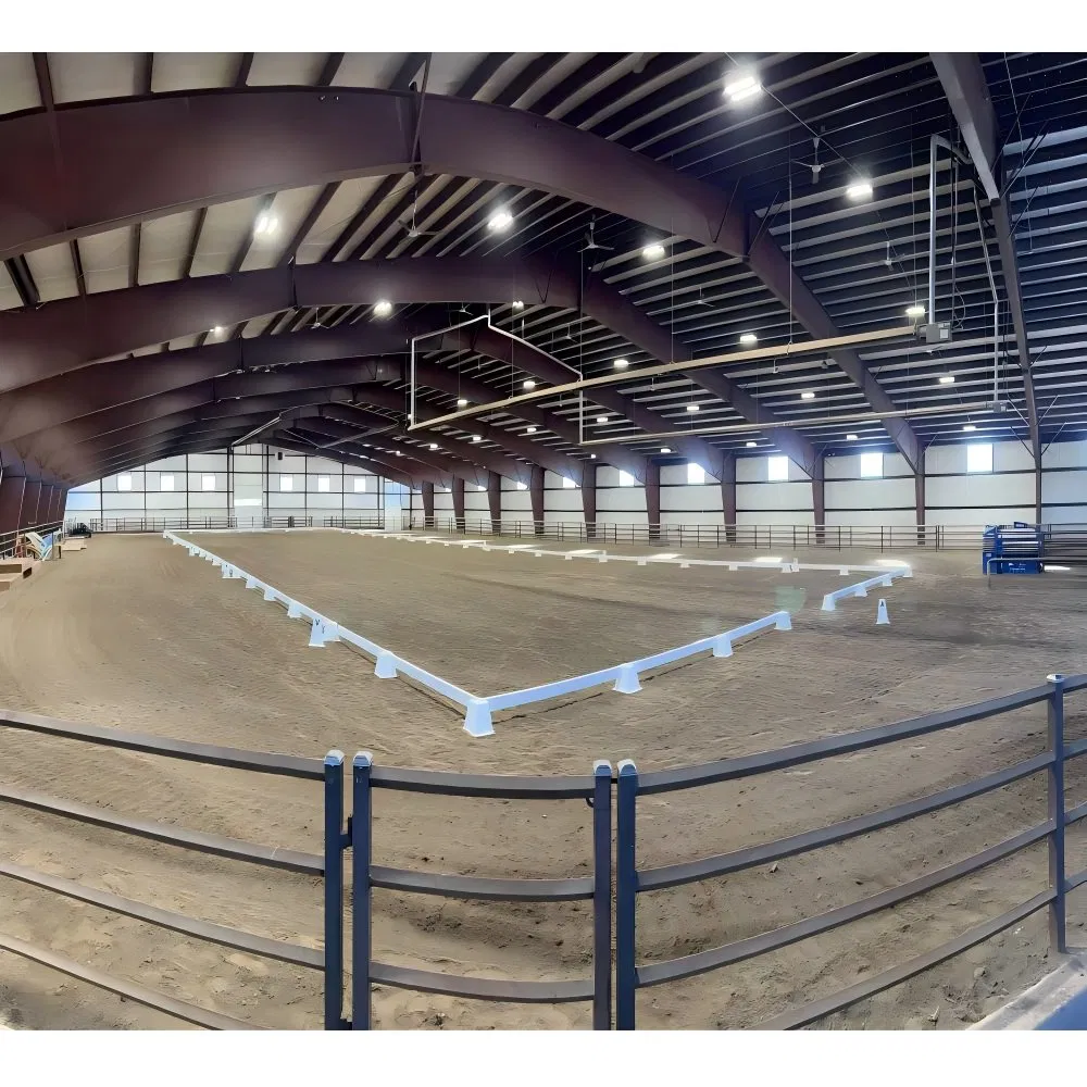 Pre-Engineered Indoor Horse Arena Stable Building Horse Barn Prefab Riding Arena