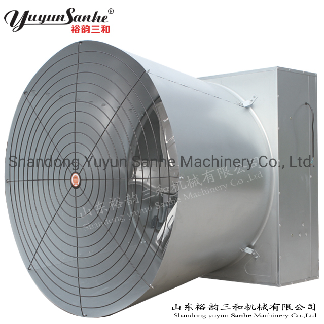 Shutter (Drop Hammer Type) Cone Fan Axial Flow Air Cooling Air Cooler Blower Ventilation Exhaust Fans High Air Flow for Poultry Farm Chicken House