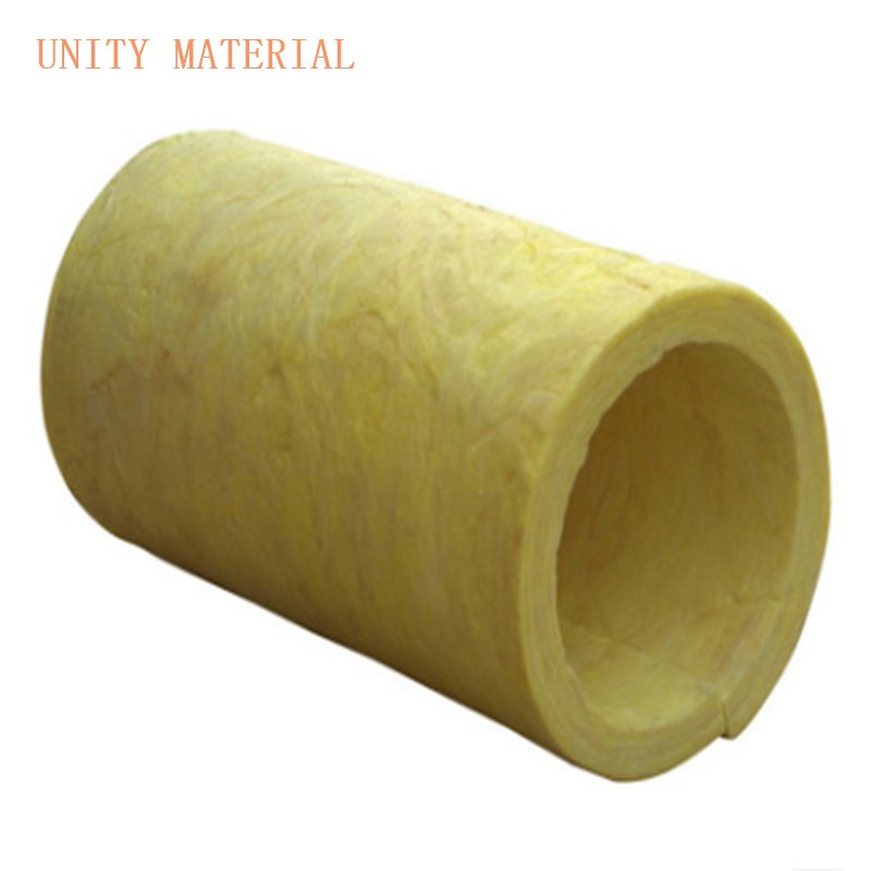 Industrial Rock Wool Aluminium Foil Faced Pipe High Density Fireproof Pipe