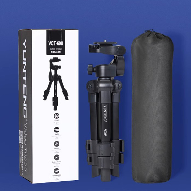 Портативный штатив для камеры 64.5 см с панорамной головкой