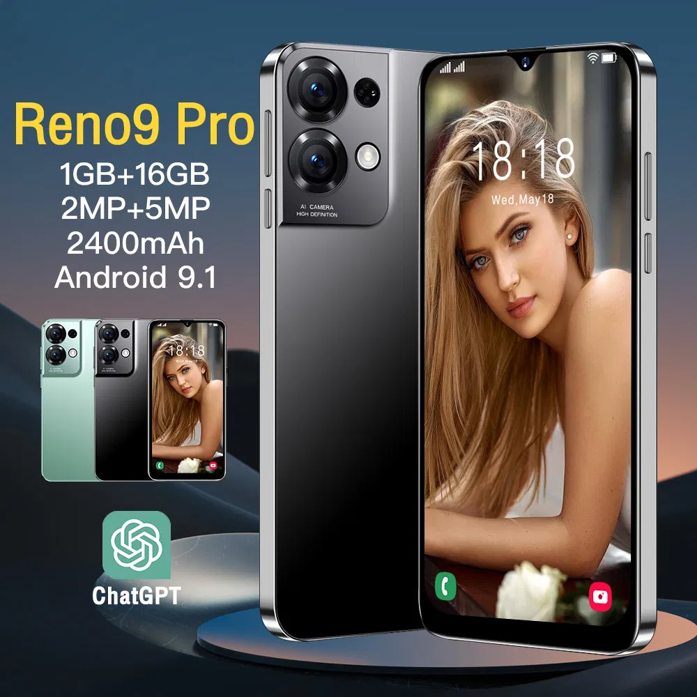 Wholesale Factory Global Version OEM/ODM Reno 9 PRO Smartphone 1GB/16GB 6.5 Iinch Android 9.1 Mobilephone