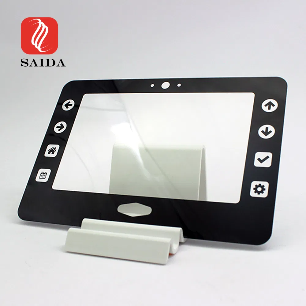 Customized Tempered Cover Glass for Touch Panel LCD Display Panel