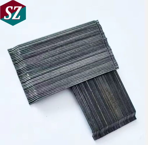 Cold Drawn Hook End Wave-Shaped Steel Fiber for Concrete Construction