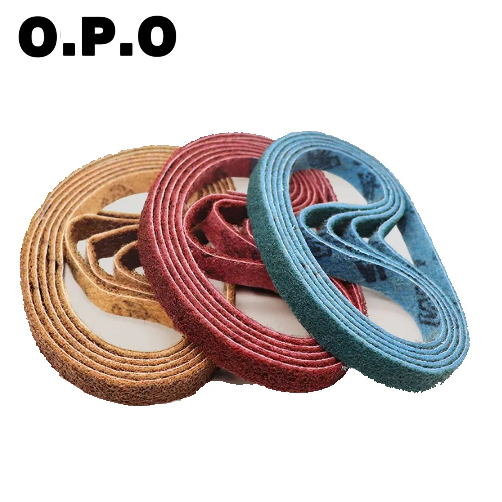Italian Brand Non Woven Nylon Web Abrasive Fabric Sanding Surface Conditioning Belt for Metal
