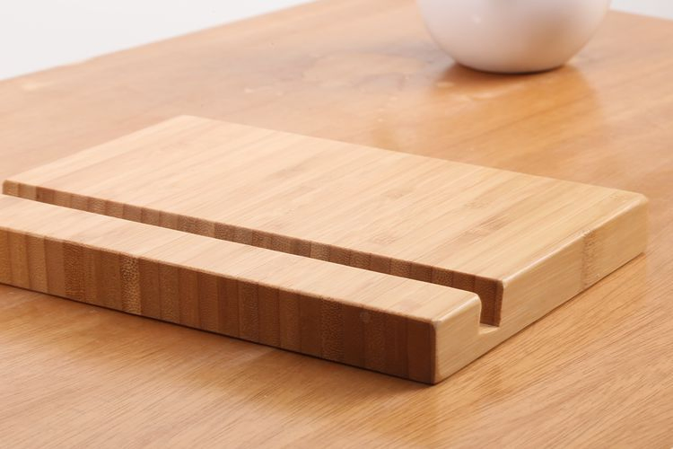 Amazon Supplier Bamboo Wooden Tablet Stand