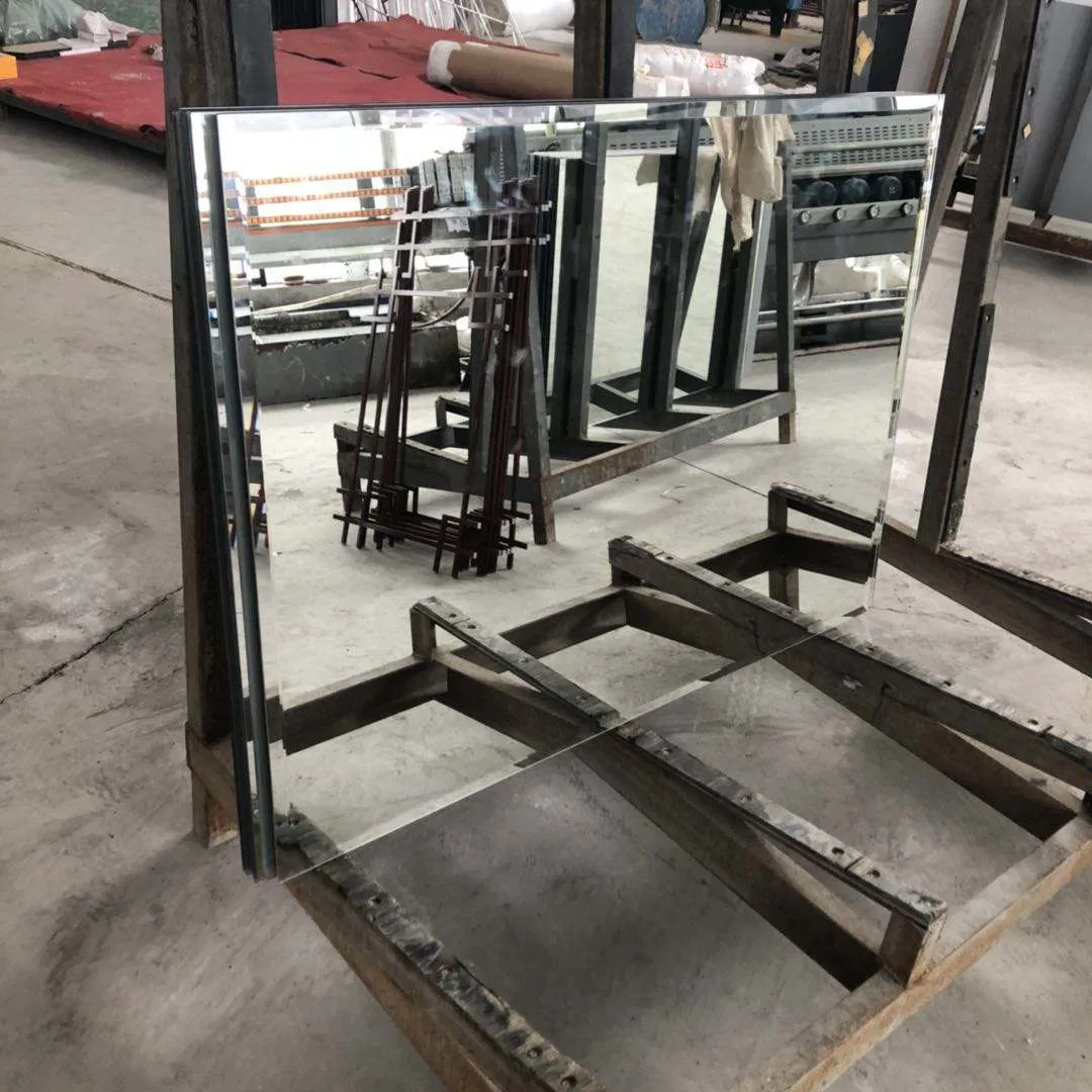 5mm 6mm Double Coated Copper Free Clear Silver Mirror Glass for Bathroom