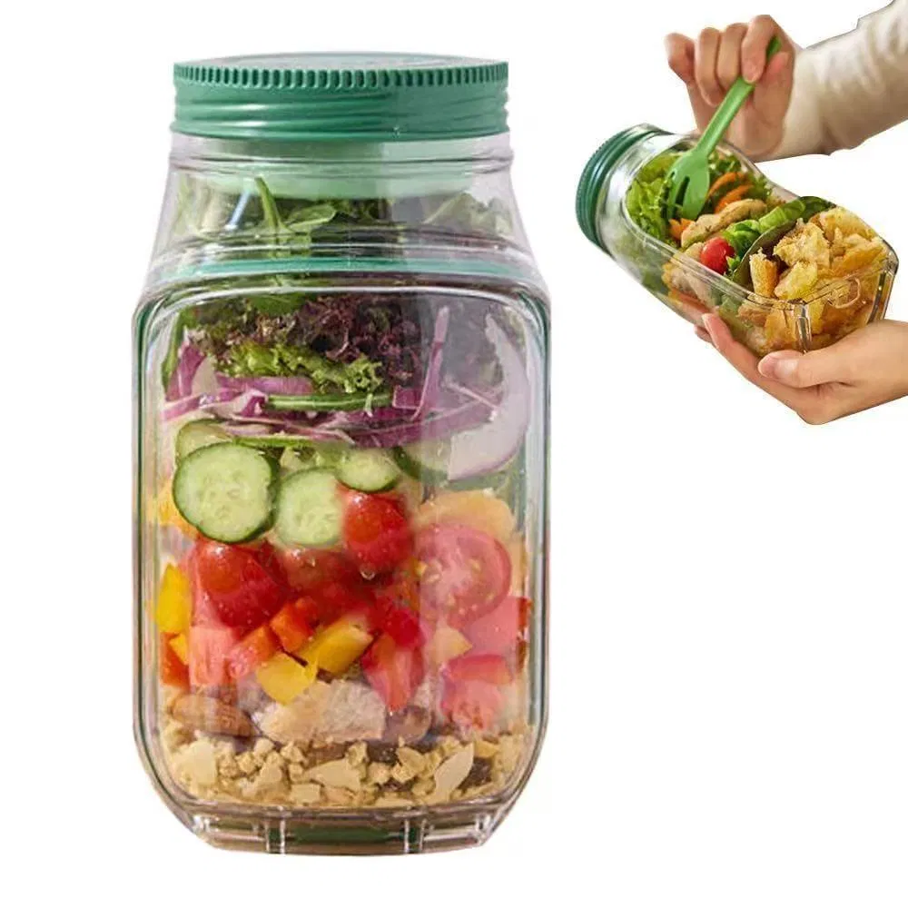 Wholesale High Quality Vertical Layering Plastic Salad Pod Lunch Box