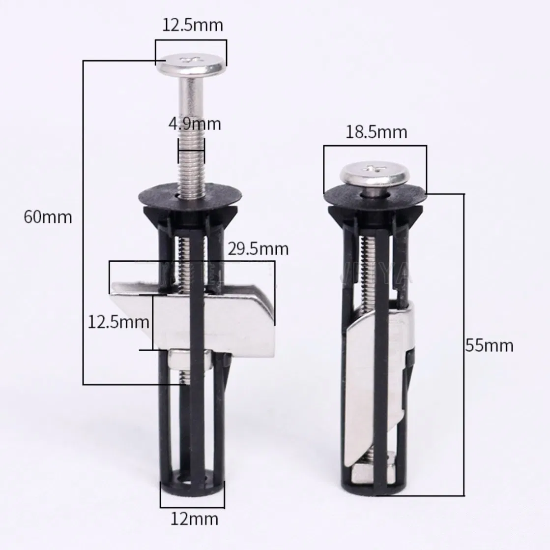 Fix Toilet Cover Repair Kit Universal Toilet Seat Hinges Accessories Toilet Seat Cover Fixing Screw Bolts