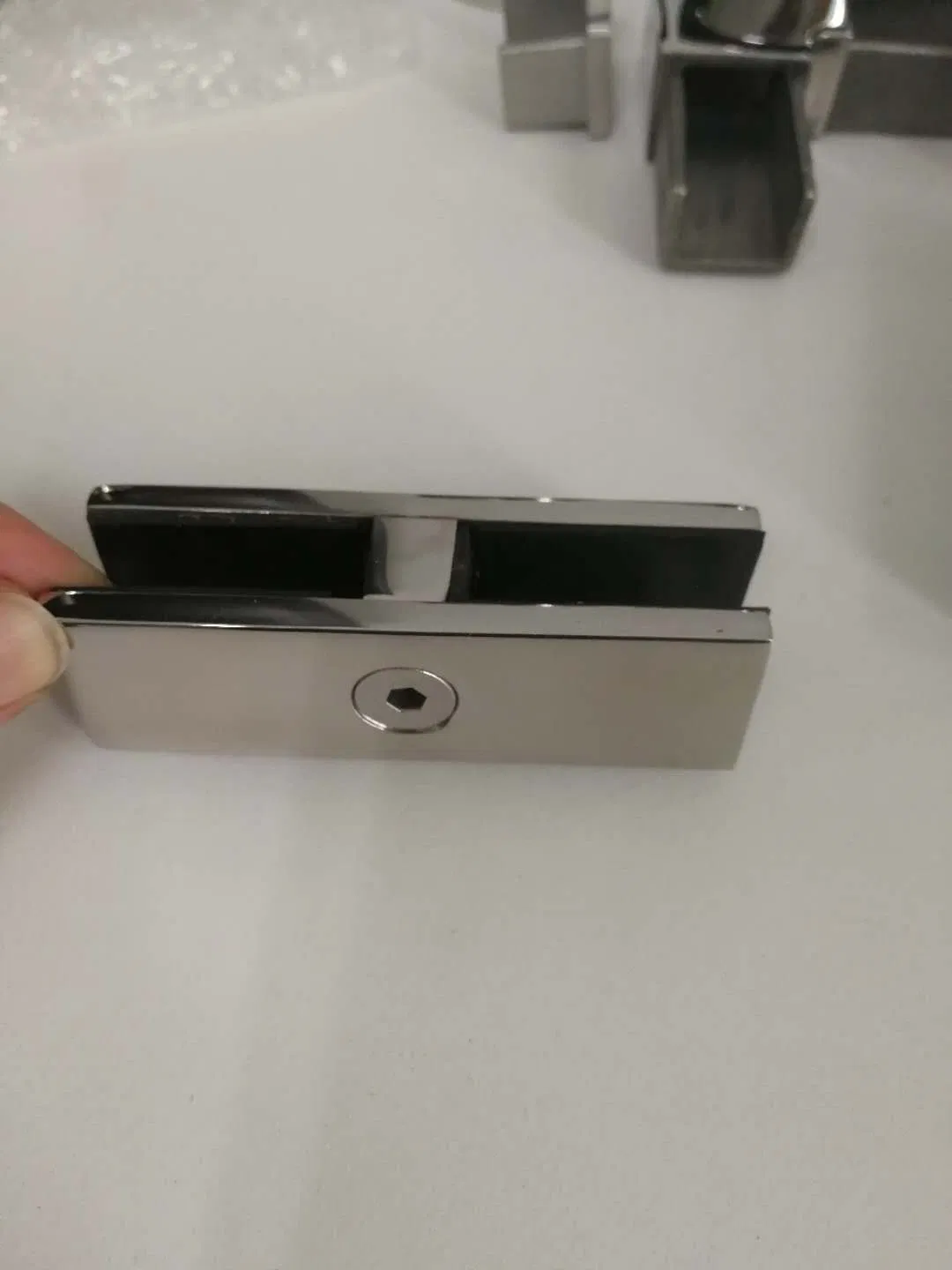 Stainless Steel Glass to Glass Clamp H Clamp Glass to Glass Connector