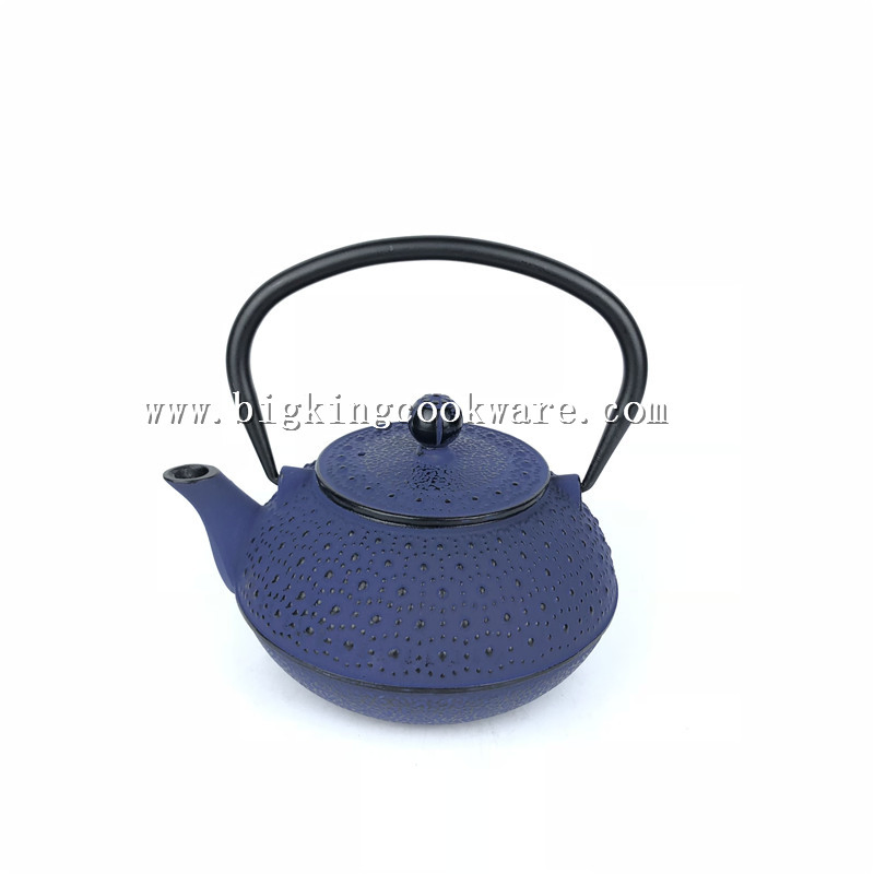 China Factory Cast Iron Red Tea Kettle Tetsubin/Teapot