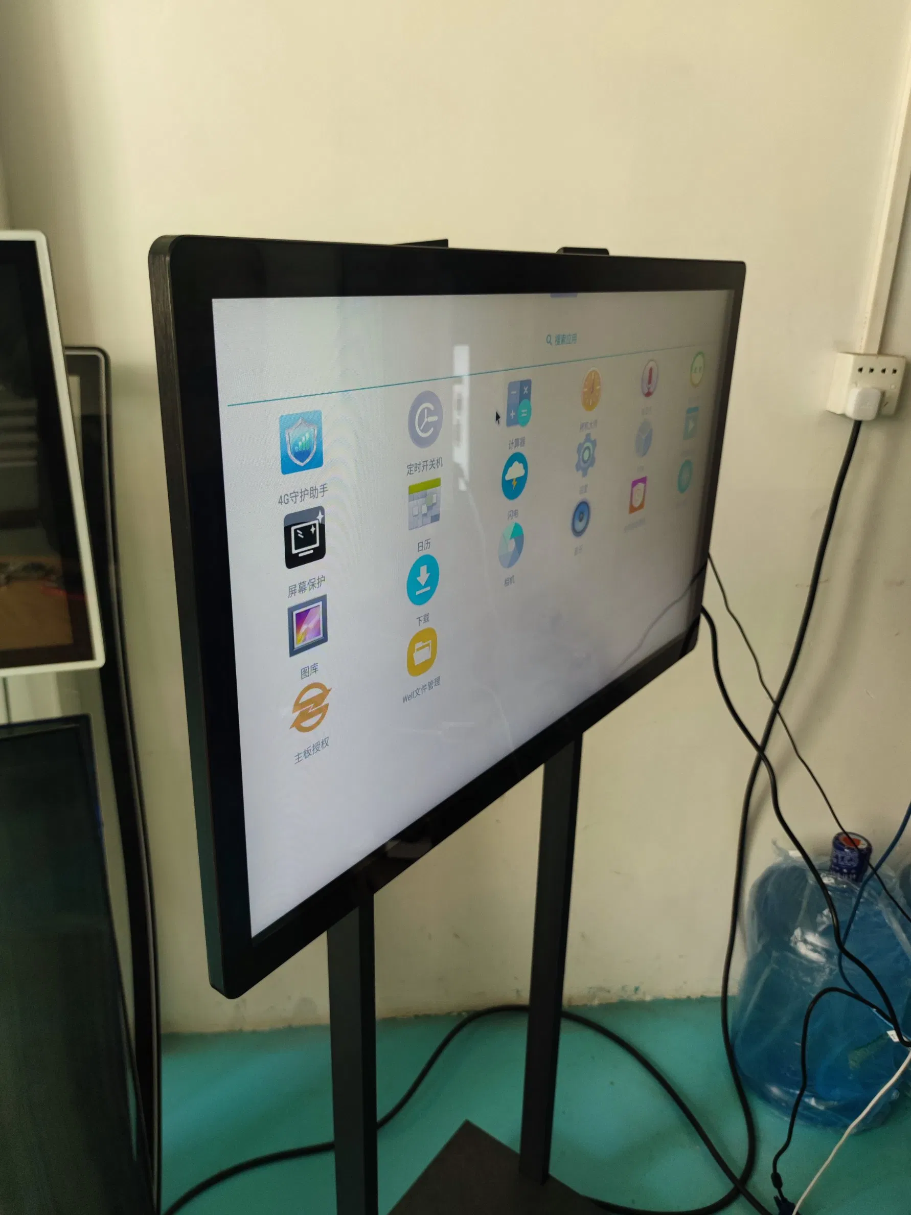 23.6 Inch TV Display Ad Screen Casino Slot Machine Top Screen 4K Curved LCD Player Wireless Touch