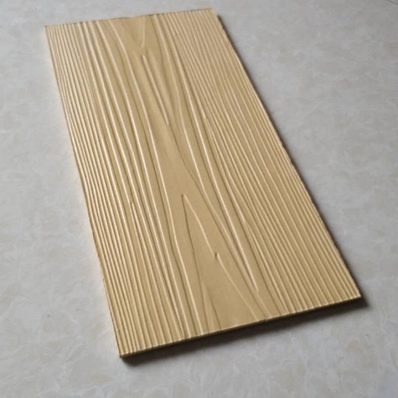Wood Grain Cement Board for Prefabricated Houses Steel Structure