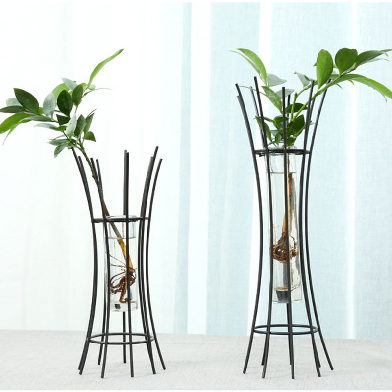 Steel Stand with Glass Holder for Home Deco and Decoration