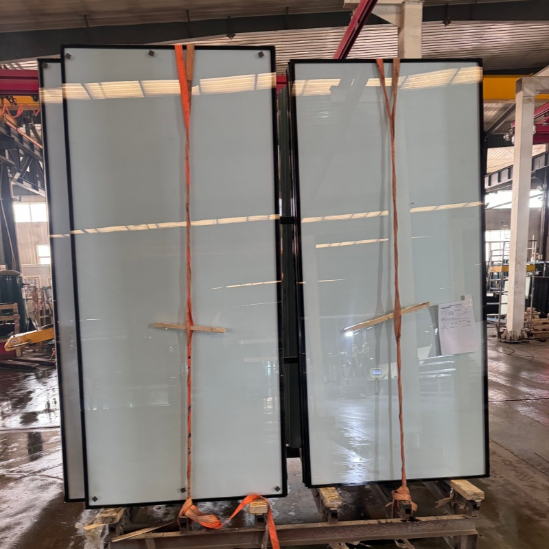 Building Glass Bottom Price Deep Acid Etched Glass