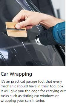 Heat Gun Kit 2000W with Dual-Temperature 5 Nozzles for DIY