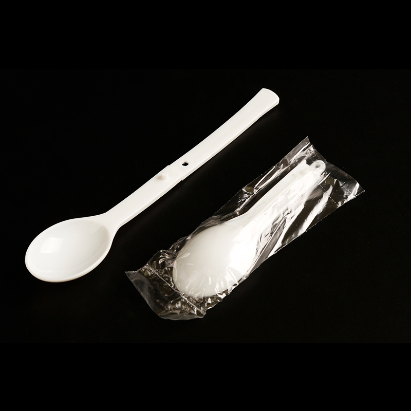Foldable Disposable Plastic Spoon for Fruit and Cake