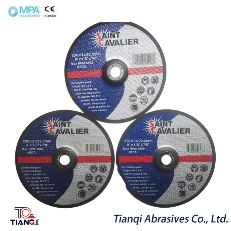 Factory Mass Production Wear Resistant 230X3X22.2mm Metal Cutting Discs