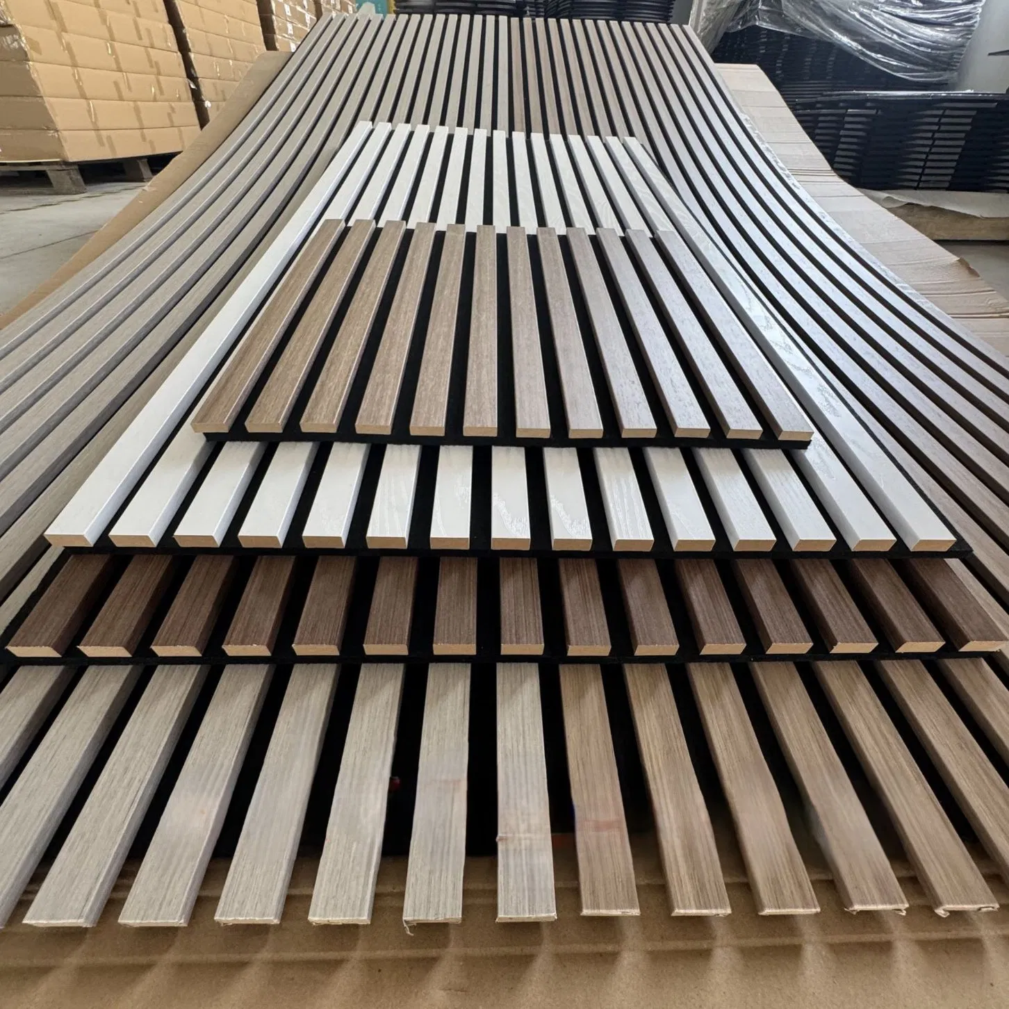 China Class B Th-Nova Standard or Customized Exterior Wall Acoustic Slat Panel