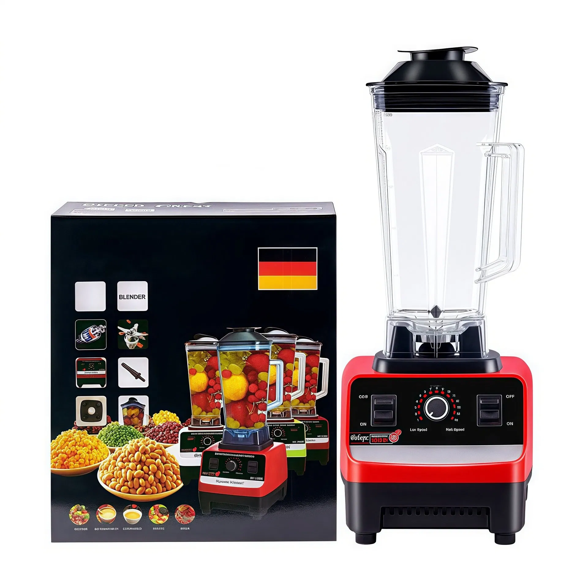 Silver Crest Blender 5 in 1, Double Cup Juicer Mixer Grinder, Stainless Steel Cup Food Processor