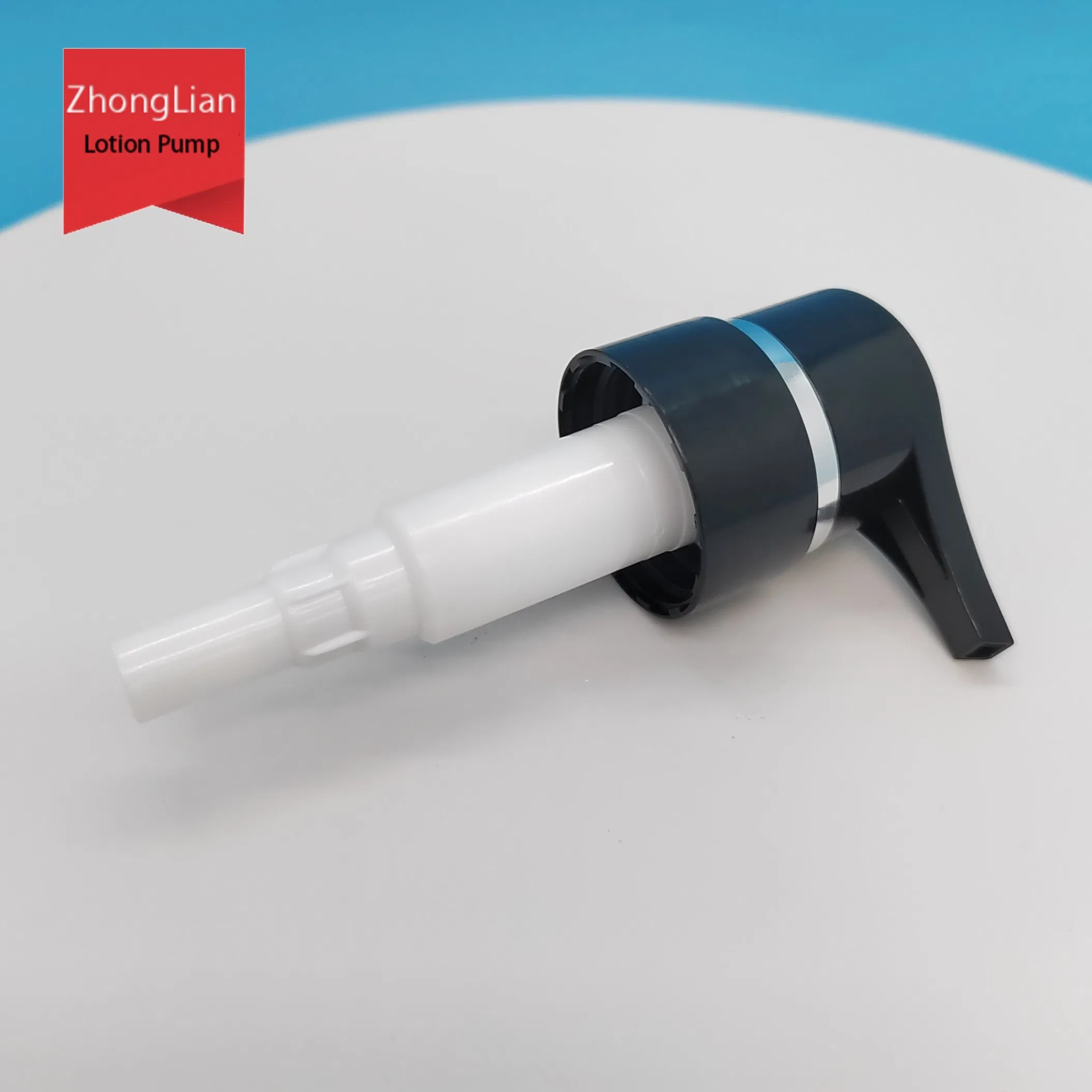 High-End Shampoo Packaging Black Chaplet Sliver 33/410 4cc Output Plastic Lotion Pump