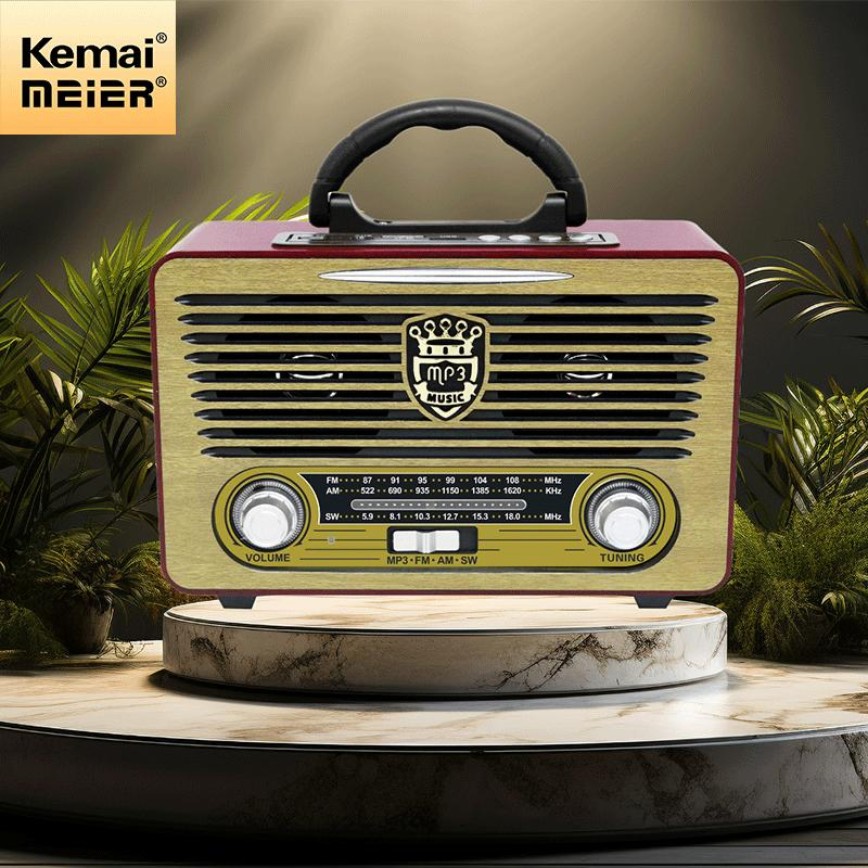 Vintage Style Classic FM Portable Radio Digital Screen Home Kitchen Radio