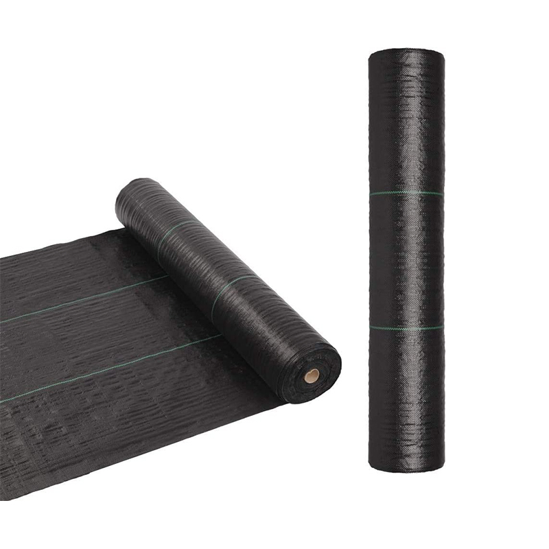 PP Woven Membrane PE Ground Cover Mesh Weed Mat Roll Anti Grass Weed Control Cloth Blocker Mulch Film