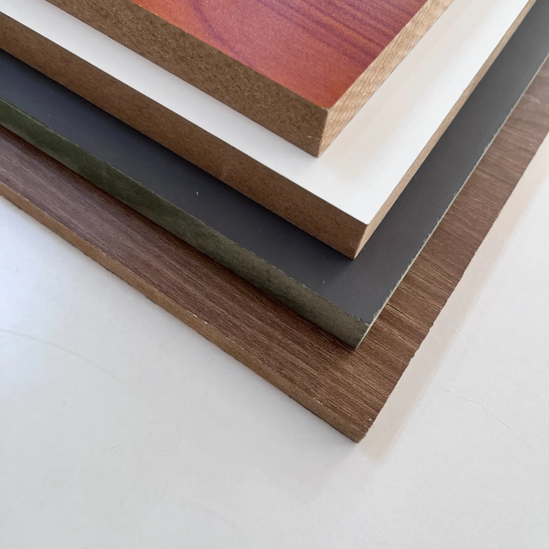 E0 E1 Furniture Panel Melamine Laminated MDF Wood Grain