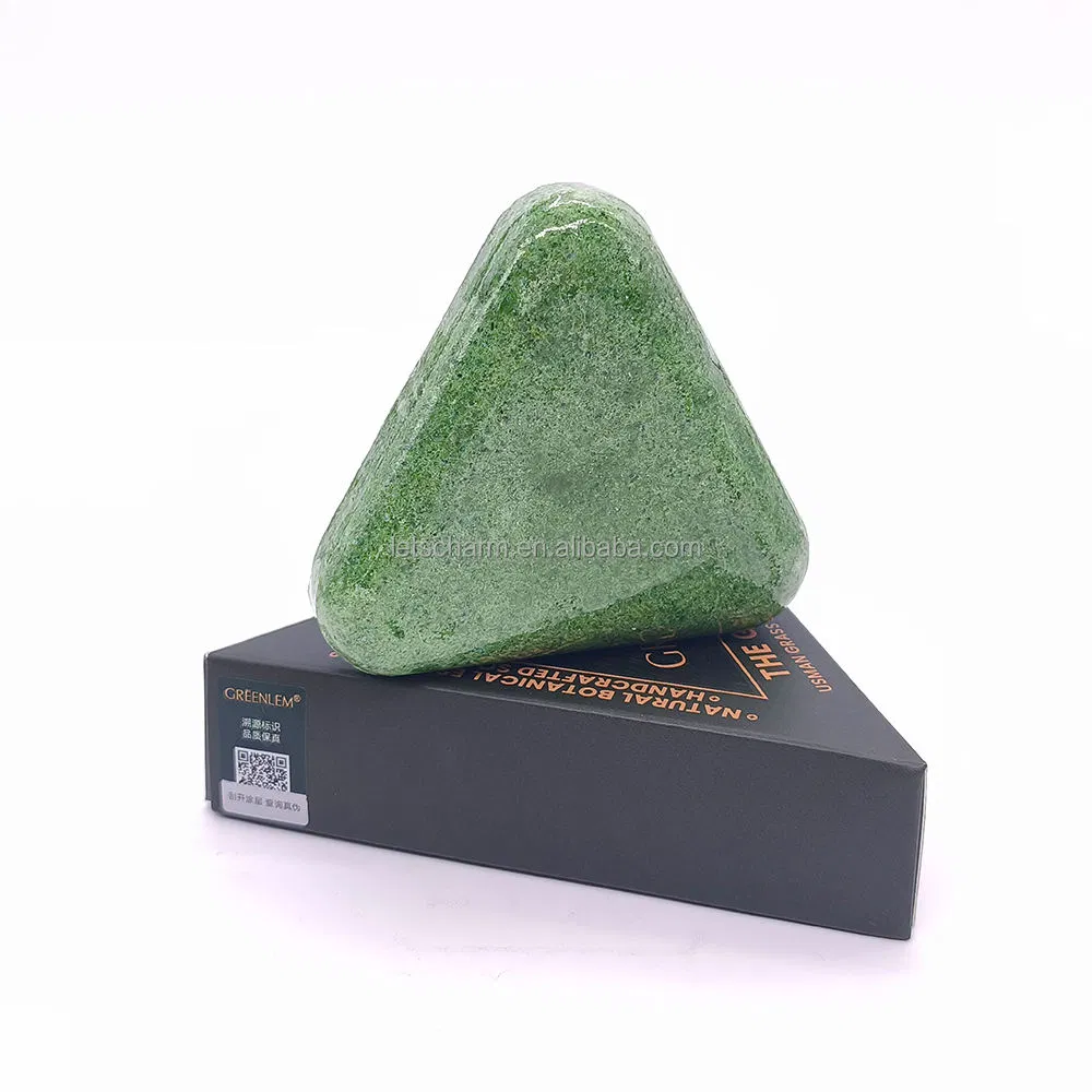 Ls133 OEM/ODM Hair Care Grass Shampoo Soap with Rosemary & Tea Tree Oil