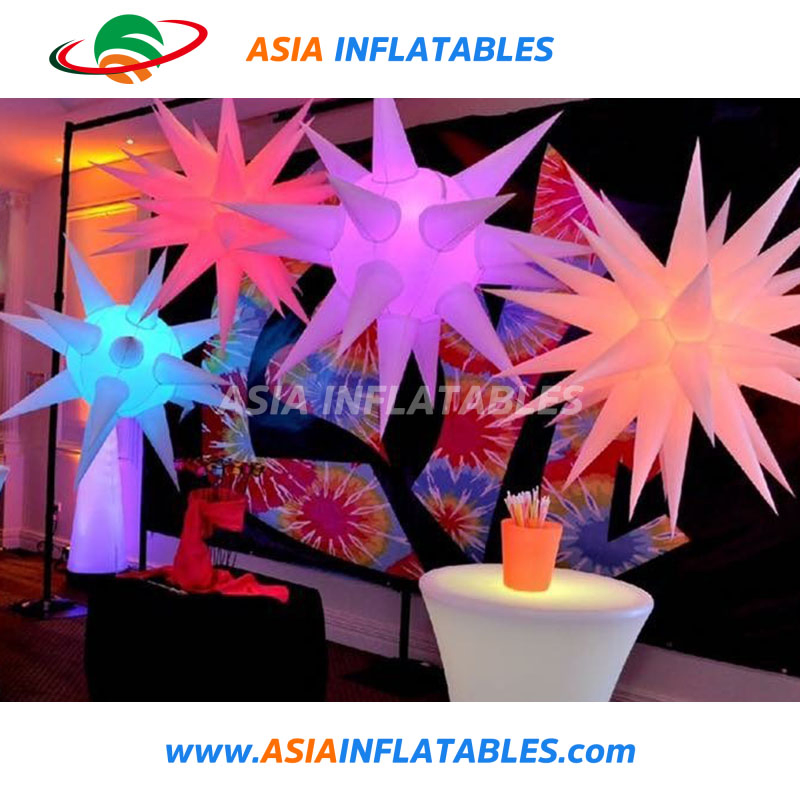 Inflatable LED Decoration/Inflatable Spiky Star Decoration