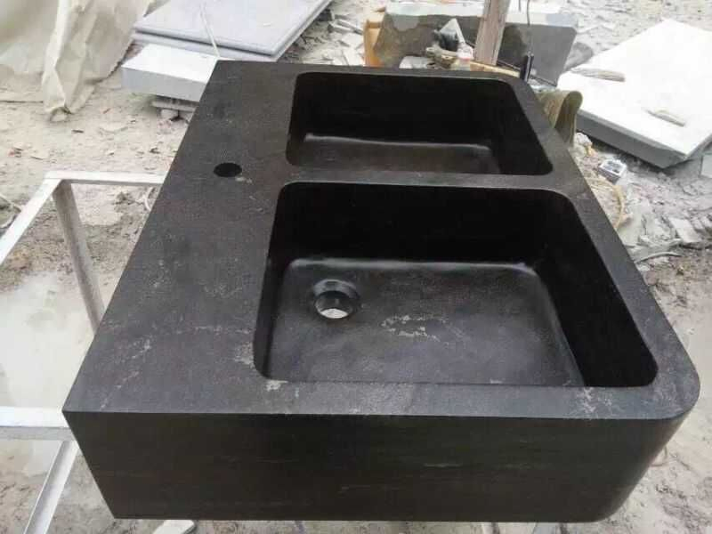 Hotsale Surface Bluestone Table Top/Kitchen Top Countertop Vanitytop Sink Customized Size Black White