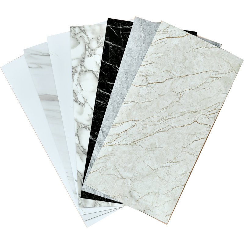 Маслостойкие 3D наклейки на стену под мрамор для кухни