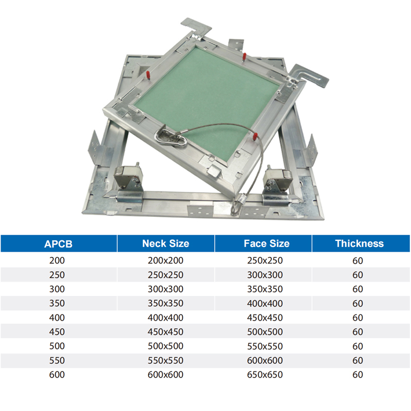 Waterproof Plasterboard Drywall Access Panel Aluminium Ceiling Wall Access Door