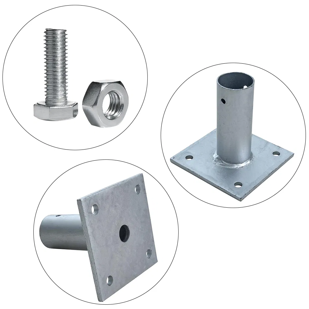 Грунтовый якорь Besto с круглым дном, оцинкованный