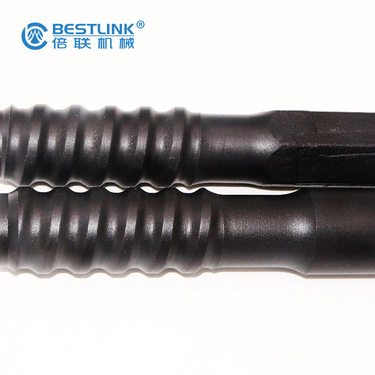 Mining Rock Drilling Tools Drifting Rod, Thread Extension Rock Drill Rods R32 R38 T38