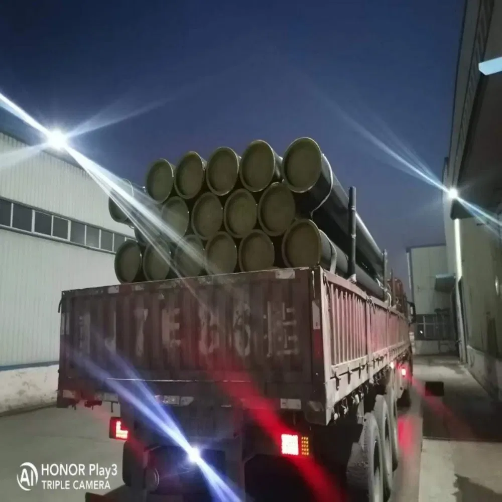 S355jr ERW Steel Pipe for Structural Support with 0.5-60mm Wall Thickness