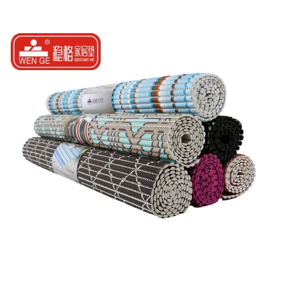 Eco-Friendly Print Pattern Home Decoration Kitchen Anti-Slip Door Mat Rolls Non Slip Waterproof Small PVC Foam Floor Mats