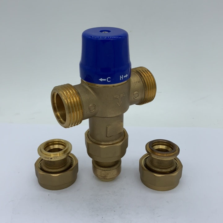 Hpt09 Quick-Push Cupc Certificated Thermostatic Mixing Valve, Tempering Valve