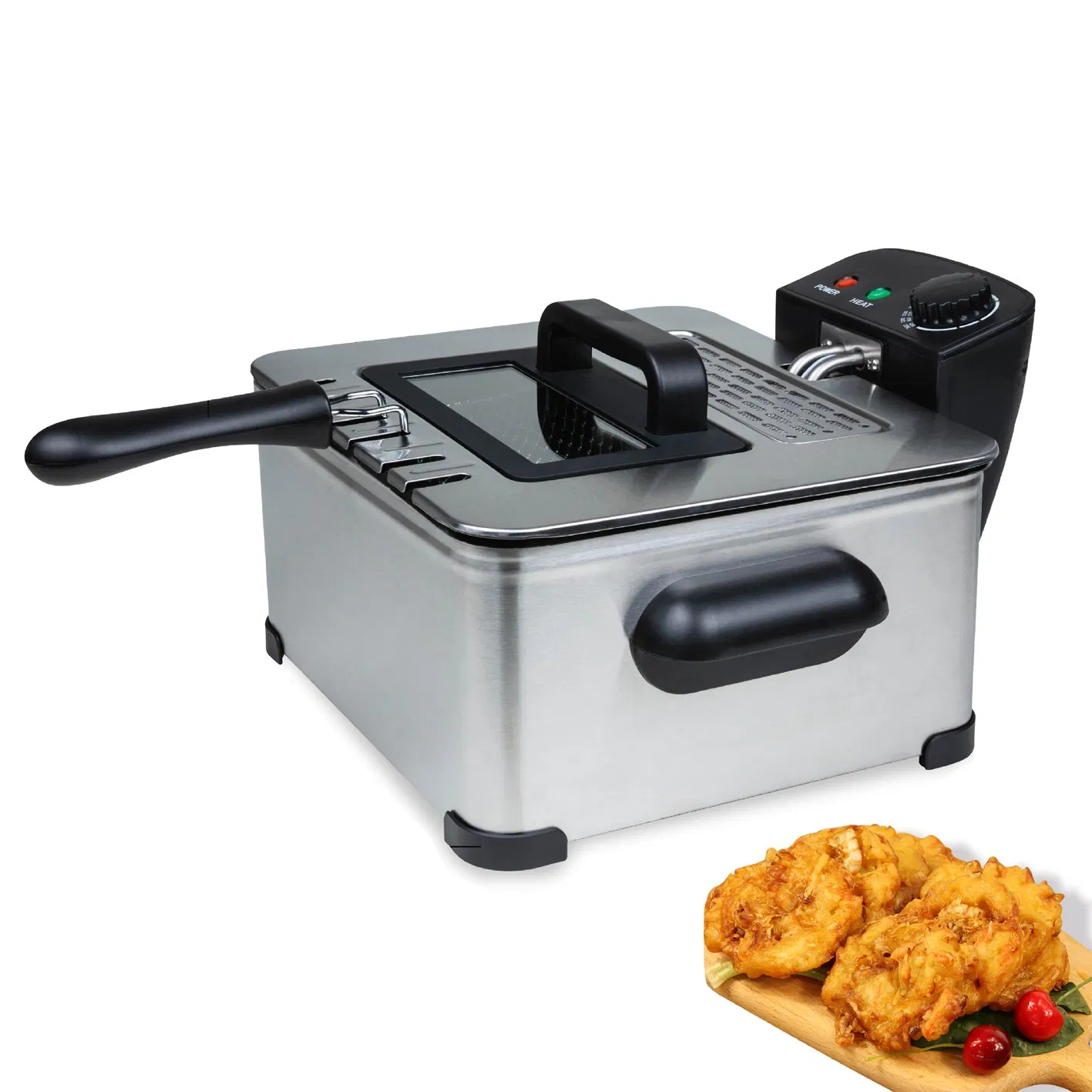 Electric Deep Mini Air Fryer, Home Handmade Health Food with Fryer