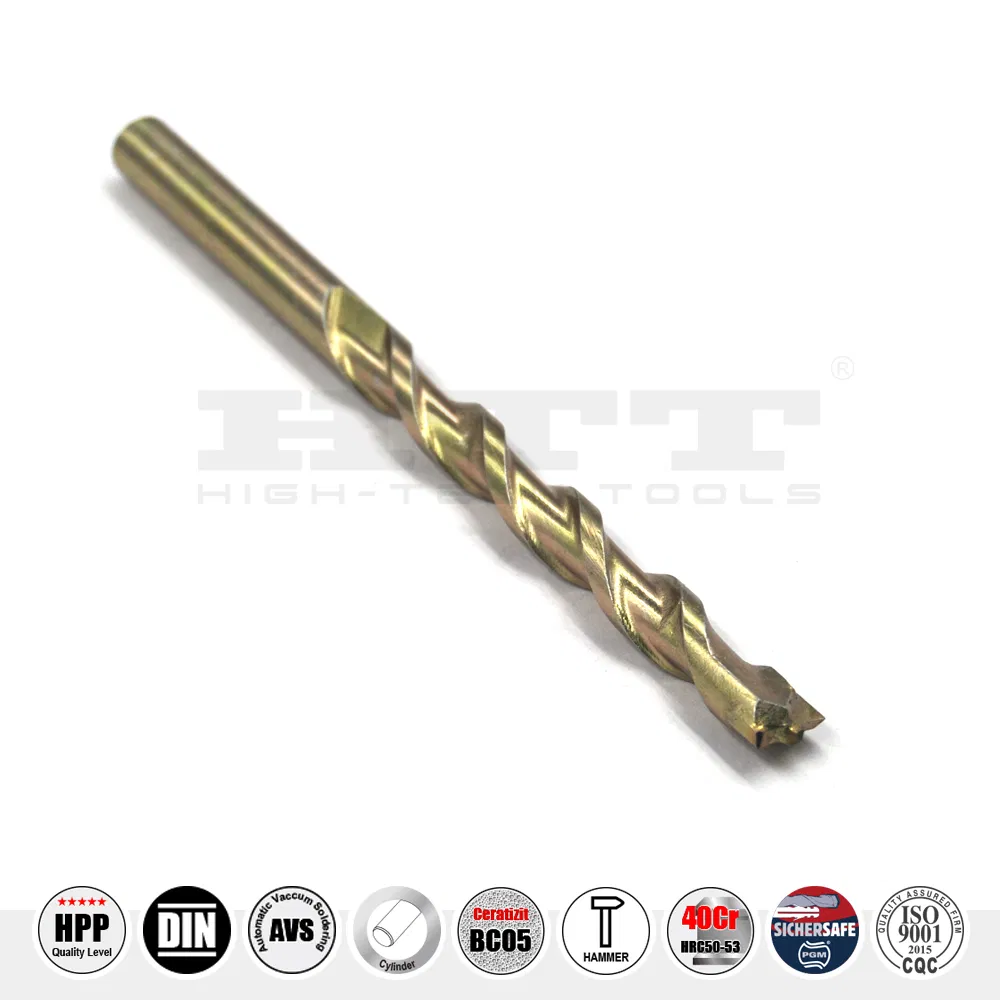 Pmg German Quality Tct Multi-Purpose Universal Drill W Carbide Tip for Metal Wood Concrete Brick Tile Plywood Stone Drilling