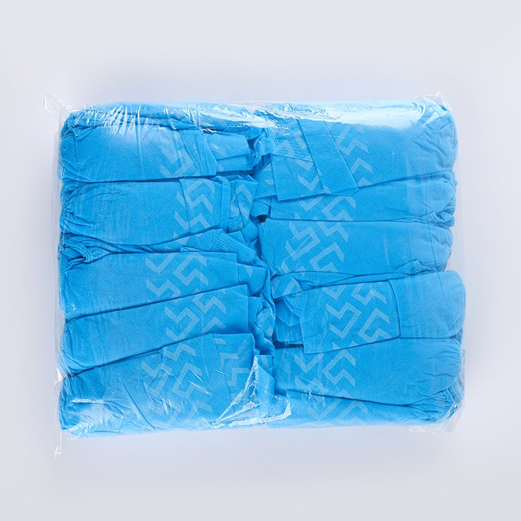 Disposable Protective Non-Woven Fabri Anti/Non-Slip Shoe Cover for Construction, Workplace, Indoor Carpet Floor Protection