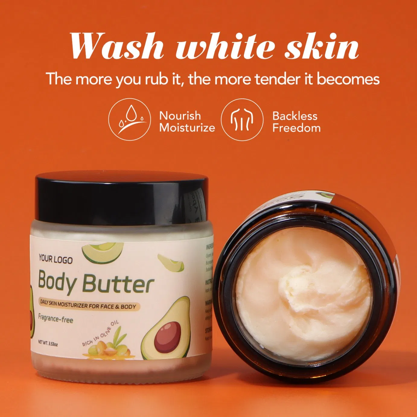 Lightweight, Long-Lasting, Hydrating Moisturizer Whipped Shea Butter