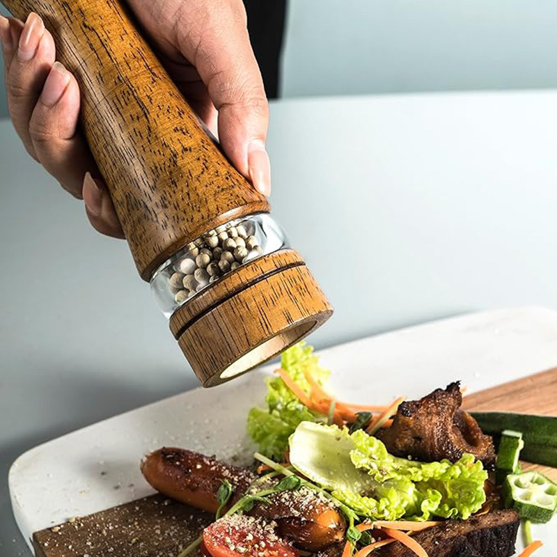 Мельница для перца ручная, регулируемая, с подставкой